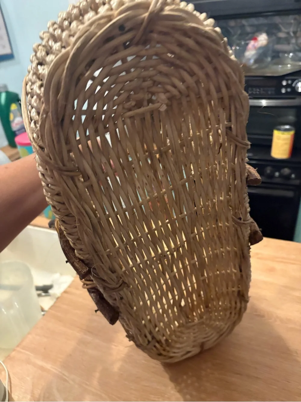 Source Unknown handwoven rattan